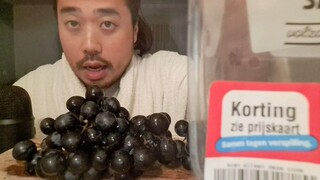 ASMR EATING SOUNDS - BLACK SABLE GRAPES