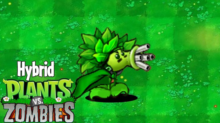 Plants vs. Zombies Hybrid - Wild Gatling Pea and Blue Torchwood
