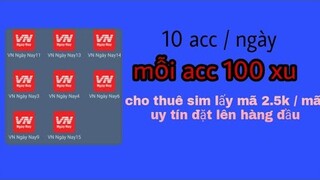 Tận dụng triệt để cách cheat vn ngày nay 10 acc / ngày quá easy