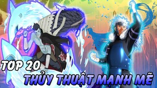 Top 20 Nhẫn Thuật Hệ Thủy Mạnh Mẽ Trong Naruto - Tobirama Và Kisame Ai Dùng Thủy Độn Mạnh Hơn