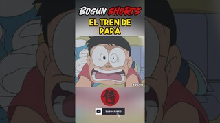 EL TREN DE PAPÁ 🚊🔥| DORAEMON #caricaturas #doraemon #resumen #shorts
