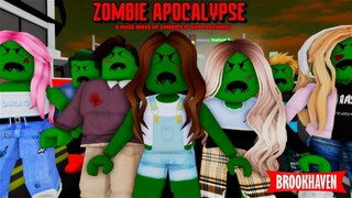 THE ZOMBIE APOCALYPSE...!!! || CHAPTER 2 || Brookhaven Movie (VOICED) || CoxoSparkle