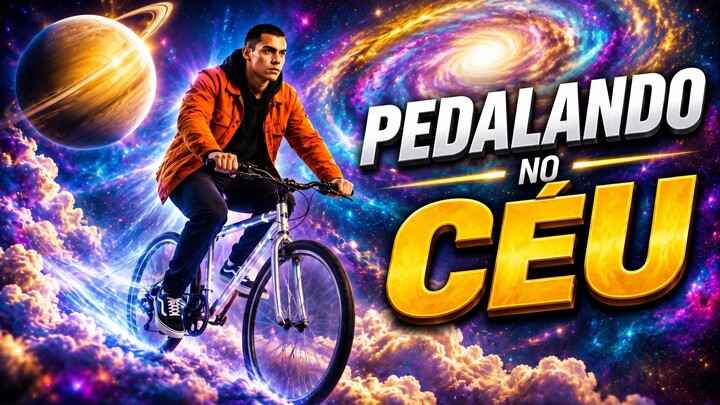 PEDALANDO NO CÉU 🌠 | Clipe Synthwave Psicodélico