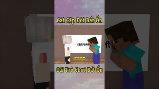Cặp Đôi Bất Ổn Nhất Minecraft Nhưng Tấu Hài Cùng Anh Đen Xì Xì 🤣 #shorts