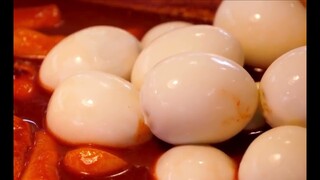 Giant tấm sắt Tteokbokki - Món ăn đường phố Hàn Quốc