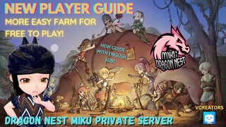 [ID/EN] NEW PLAYER GUIDE for DRAGON NEST MIKU - VTUBER INDONESIA