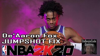 De'Aaron Fox Jumpshot Fix NBA2K20