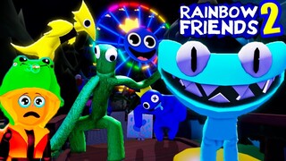 RAINBOW FRIENDS CHAPTER 2: COMO PASAR EL JUEGO COMPLETO en ROBLOX *NUEVOS PERSONAJES* 🐸 SIMBA