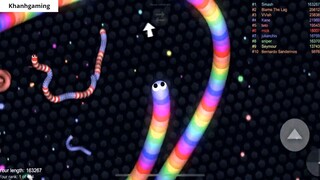 Slither.io A.I. 200,000+ Score Epic Slitherio Gameplay #90 17