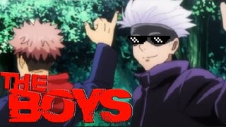 JJK Funny Moments Gojo The Boys meme 🤣 Gojo Thug Life 🗿 #anime #trending #naruto #viral #dragonballz