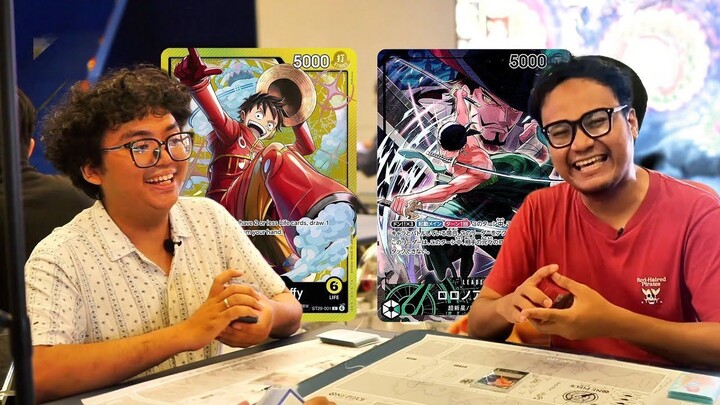 NYAWA 6 vs 3 PEDANG - Main One Piece Card Game Indonesia