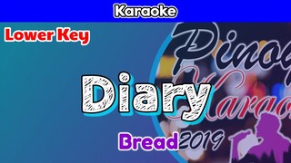 Diary by Bread (Karaoke : Lower Key)