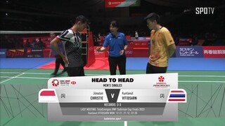 [BWF] MS - Quarterfinals | Jonatan CHRISTIE vs Kunlavut VITIDSARN H/L