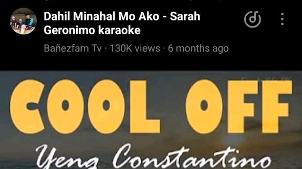 Cool off and ako muna song by. Yeng Constantino cover. Mary Joy Lucero Bayabay