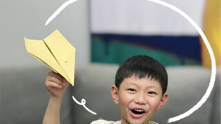 Pesawat kertas seperti ini, setelah dilempar, ternyata bisa terbang kembali ke tangan, cara melipatn