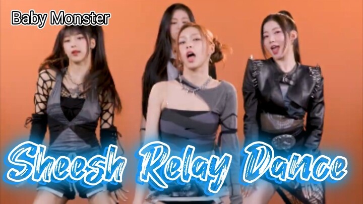 Sheesh Relay Dance - Baby Monster