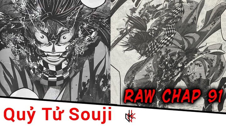 RAW CHAP 91. Quỷ Tử Souji. Tôn Nghiêm Trên Lưỡi Kiếm.