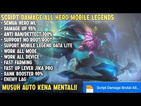 Script Damage Mobile Legends + Attack Speed No Password Patch Terbaru | Mobile Legends