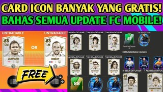 CARD ICON BANYAK YANG GRATIS! BAHAS SEMUA UPDATE EVENT PEMAIN EA SPORTS FC MOBILE INDONESIA YUAHPLAY