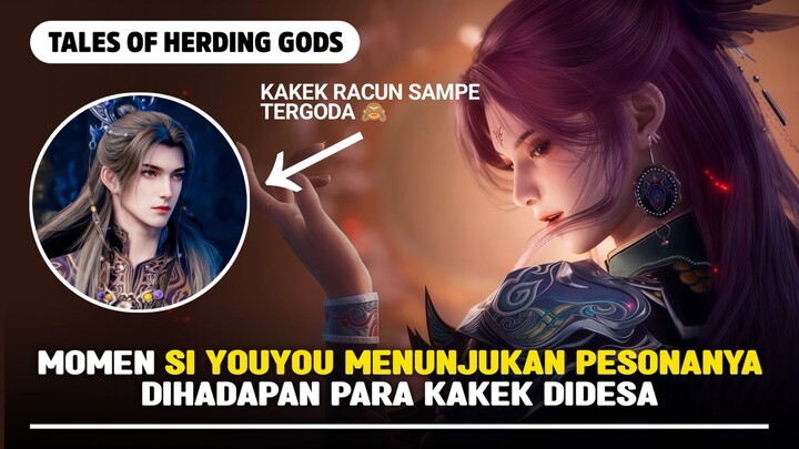 Nenek Si pake wujud aslinya membuat seluruh kakek di desa salah tingkah | Tales Of Herding Gods