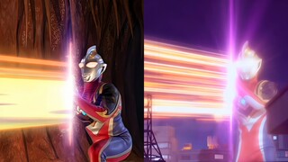 [1080P][60FPS] So sánh hiệu ứng ánh sáng cũ và mới trong Ultraman Heisei