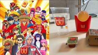 McDonald's officially launches an anime using a logo that is a spoof of Japanese comics. Is this off