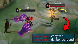 DYR vs PRO LAPU-LAPU IN EXP! (auto trashtalk)