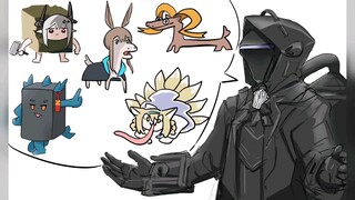 【明日方舟】国外刀客塔对干员的抽象比喻