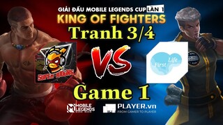 Mobile Legends: Bang Bang | KING OF FIGHTER TRANH 3 4 SUPER 1000KG VS FIRST LIFE GAME 1