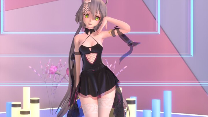 【MMD/布料解算/blender EEVEE渲染】 洛天依 笑纳