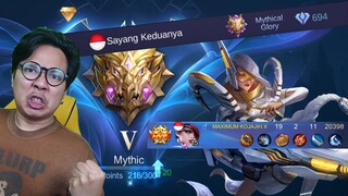 NAMBAH 20 POIN! LAWAN GLOBAL RANKED MEMANG SANGAT KERAS!