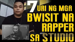 PITONG uri ng mga RAPPER sa STUDIO ( laughtrip ) PART 1 - Numerhus