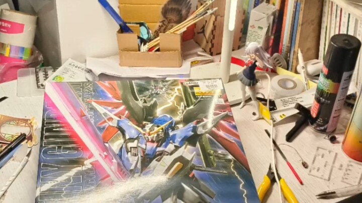 This is my first MG Gundam, can you come in and take a look...