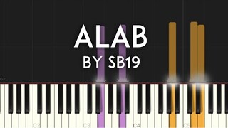 Alab by SB19  synthesia piano tutorial with free sheet music