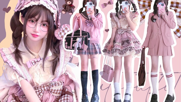 [JK Uniform] Spring Sweet Girl Date Outfit 🐽 A Touch of First Love for Girls~