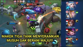 META TIGA TANK MENYERAMKAN!!! MUSUH GAK BERANI MAJU!!!