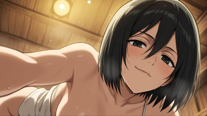 Aduhai ayang Mikasa mode brutal🥵