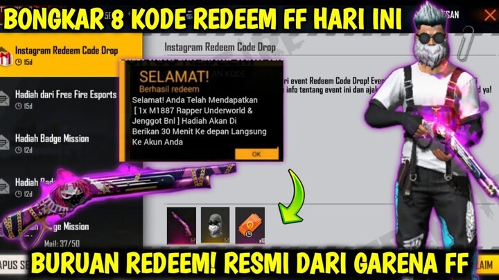 BONGKAR 8 KODE REDEEM FREE FIRE TERBARU HARI INI 12-13 JUNI 2022