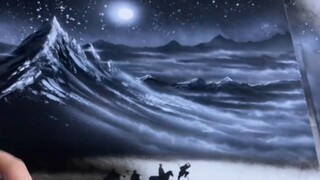 做了一个梦 然后画了这副画