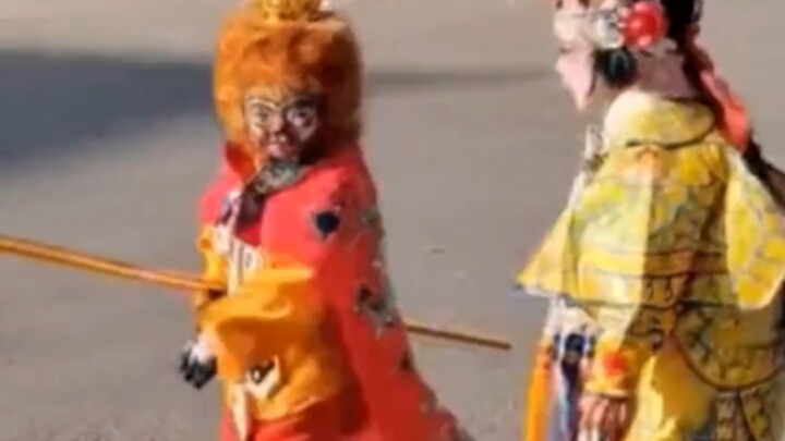 February 4: In Qinghai, a little kid perfectly captures the essence of the Monkey King!