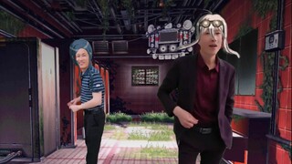 When Iruma, who was going to the restroom, saw Shirogane coming out of the secret passage