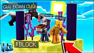 H3 Bước Vào Giai Đoạn CUỐI THE END Cùng NoobTeam Thử Thách SINH TỒN TRÊN 1 BLOCK | tập 13 - OneBlock