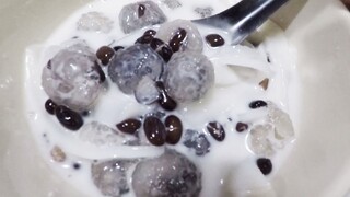 บัวลอยสาคูถั่วดำ ทำง่าย อร่อยมาก #บ้านเราสตอรี่