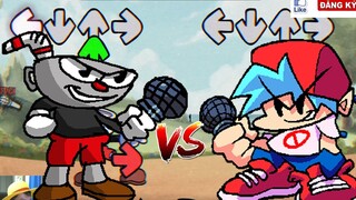 Friday Night Funkin' Mod Lần Đầu Thử Chơi Game Đấu Trường Âm Nhạc Với Cuphead Sans Bendy - Thành EJ