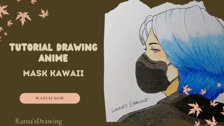 Gambar anime pakai masker