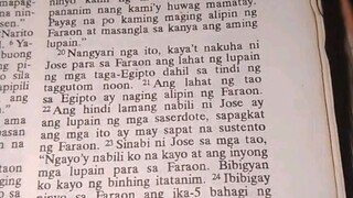 Pang Araw Araw na Talata.       Genesis 47:20-24
