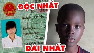 Những Đứa Trẻ Có Họ Tên Bá Đạo Nhất Thế Giới - Chắc Chắn Bạn Không Bao Giờ Tin