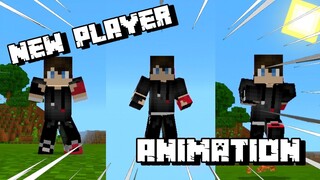 NEW PLAYER ANIMATION ADDON | Minecraft P.E. 1.14.6+ | Addon For MCPE