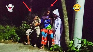 Lucu!! prank hantu bocah di kota jam 2 malam tempat lagi sepi ngakak!! #2