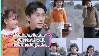 Title: it all in one go           5children in one night  with overbearing CEO! (#minicdrama)